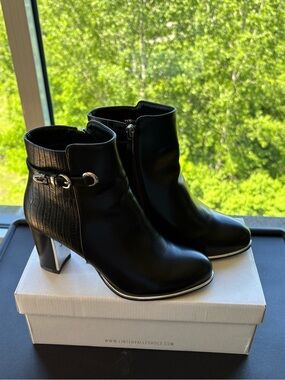 San Francisco Black Ankle Boots – Size 37 – New Without Tags ✨